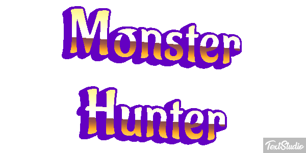 Monster Hunter Effetto testo