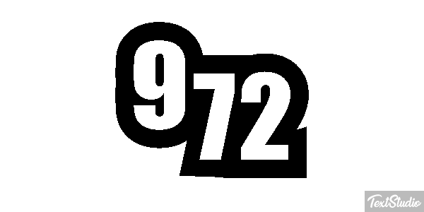 972 Text effect
