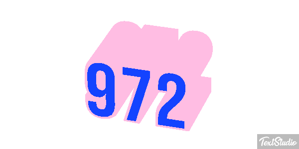 972 Text effect