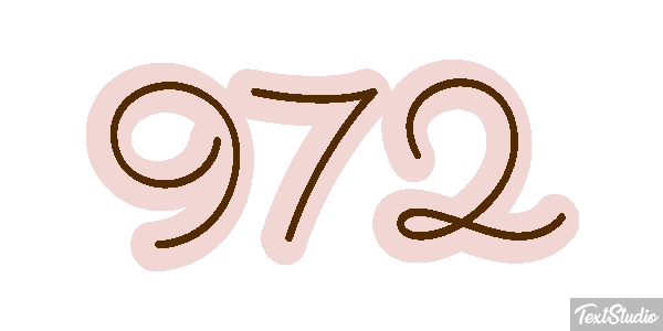 972 Text effect