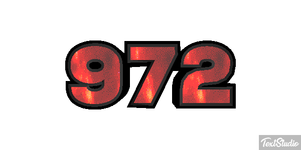 972 Text effect