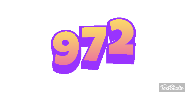 972 Text effect