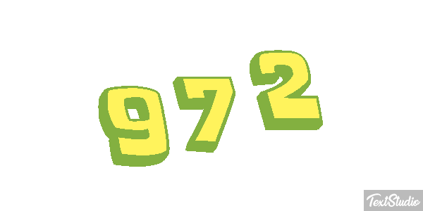 972 Text effect