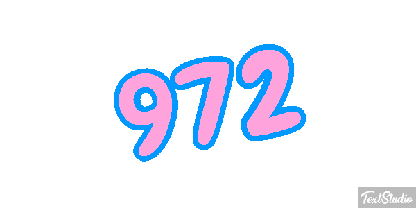 972 Text effect