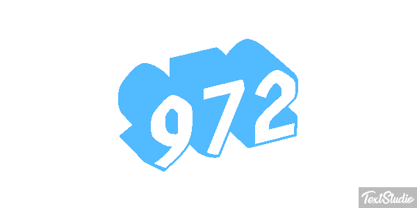 972 Text effect
