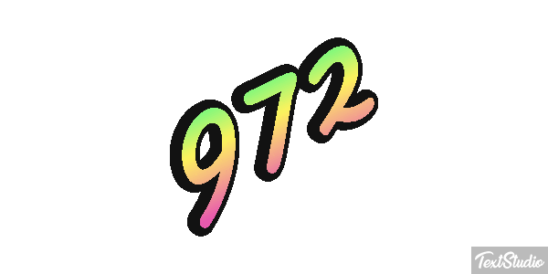 972 Text effect