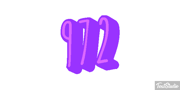 972 Text effect