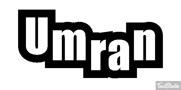 Umran Tekst effect