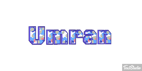 Umran Tekst effect