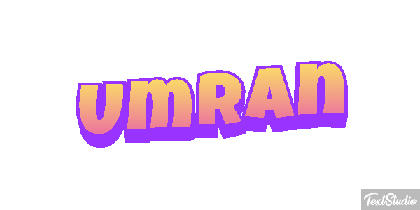 Umran Tekst effect