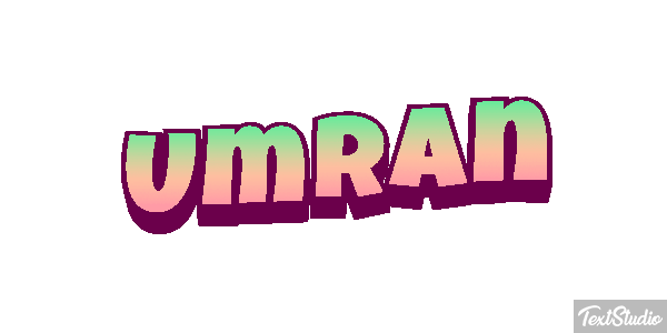 Umran Tekst effect