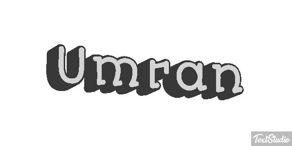 Umran Tekst effect