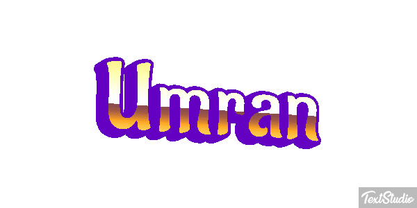 Umran Tekst effect