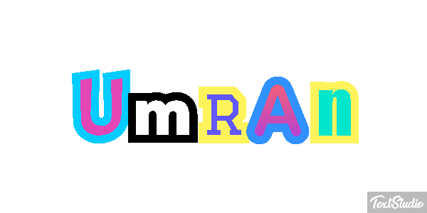Umran Tekst effect