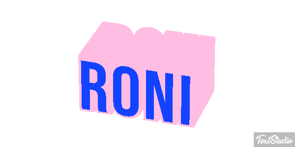 Roni Text effect