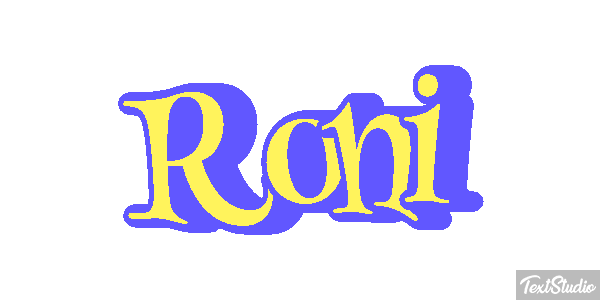Roni Text effect