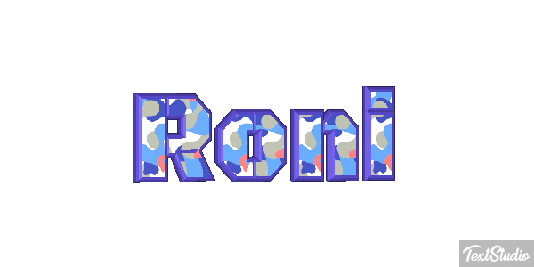 Roni Text effect