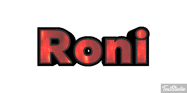 Roni Text effect