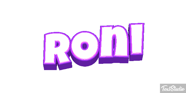Roni Text effect