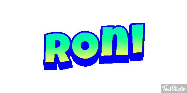 Roni Text effect