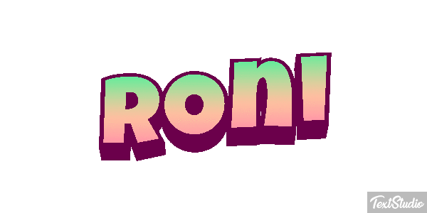 Roni Text effect