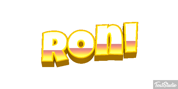 Roni Text effect