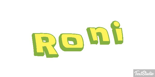 Roni Text effect
