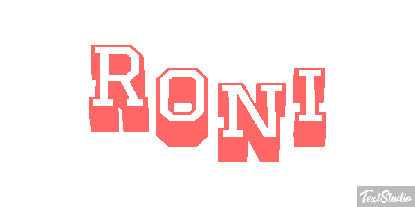 Roni Text effect