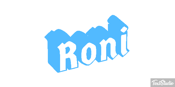 Roni Text effect