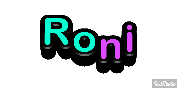 Roni Text effect
