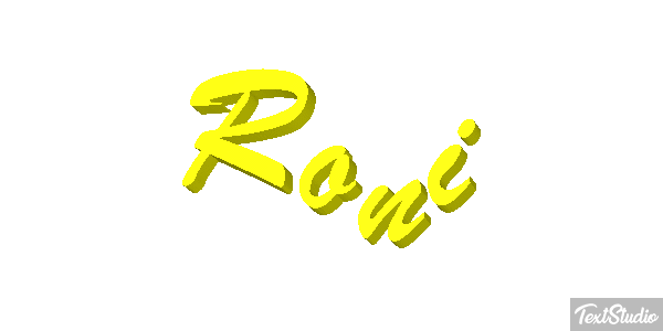 Roni Text effect