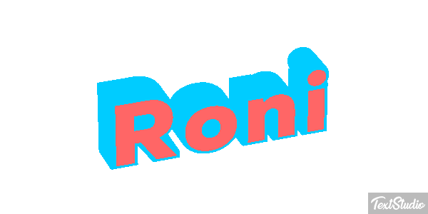 Roni Text effect