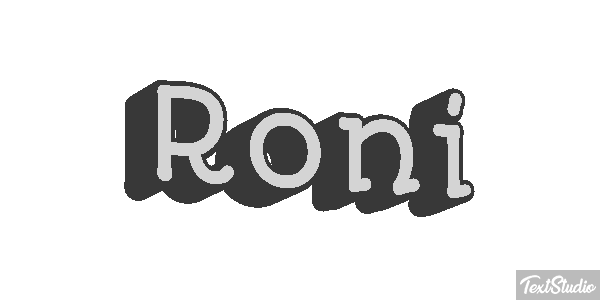 Roni Text effect