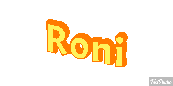 Roni Text effect