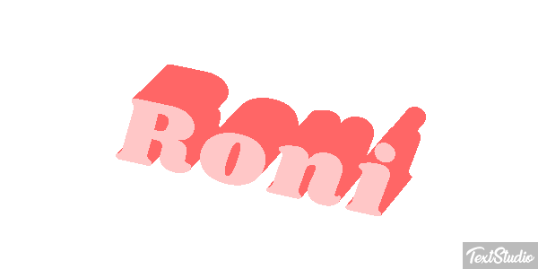 Roni Text effect