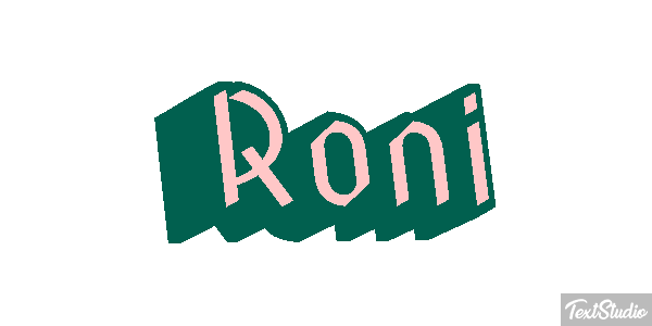 Roni Text effect