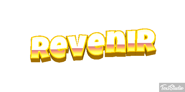 Revenir Effet de texte