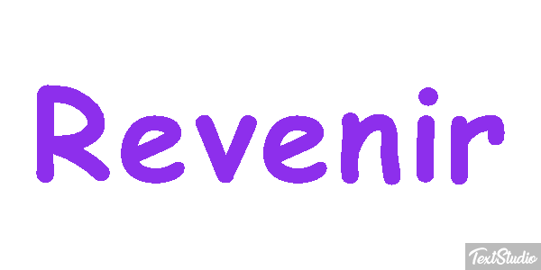 Revenir Effet de texte