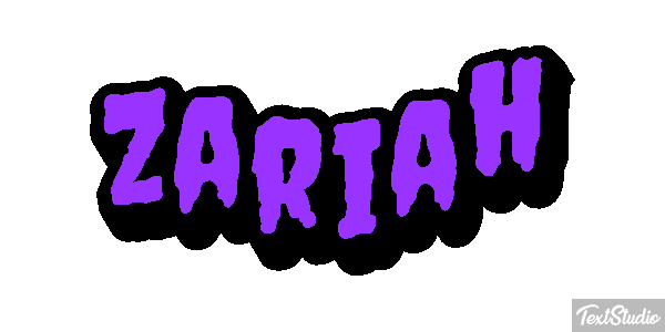 Zariah Text effect