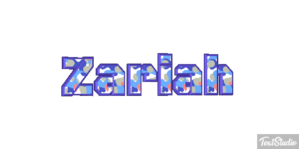 Zariah Text effect
