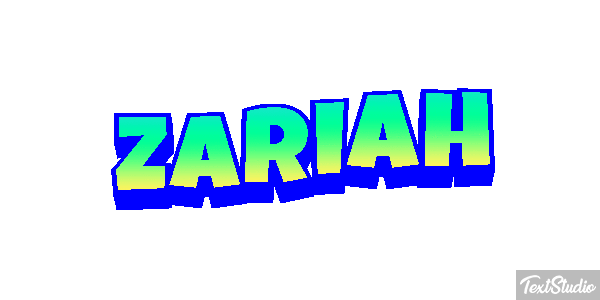 Zariah Text effect