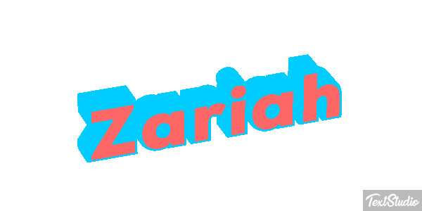 Zariah Text effect