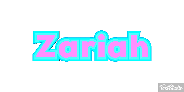 Zariah Text effect