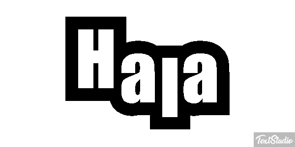 Hala Efecto de texto