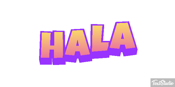 Hala Efecto de texto
