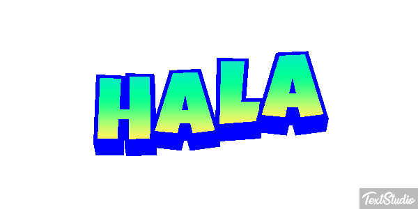 Hala Efecto de texto