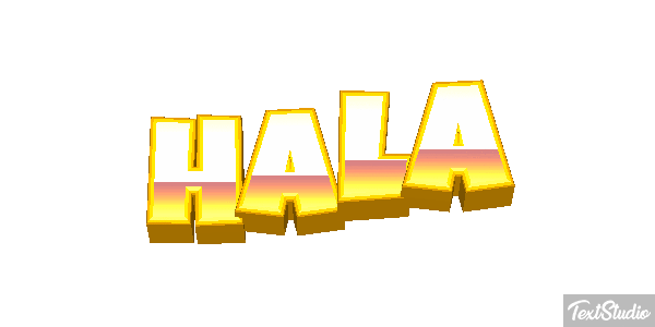 Hala Efecto de texto