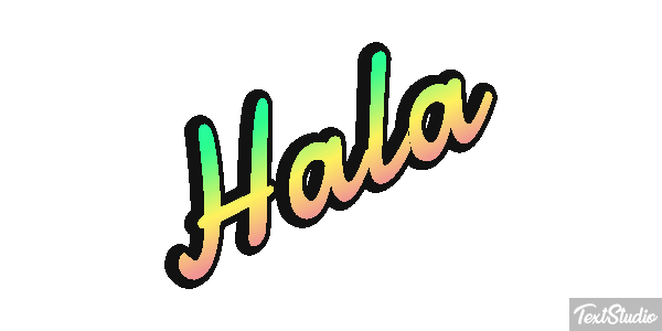 Hala Efecto de texto