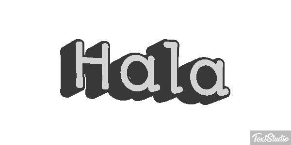 Hala Efecto de texto