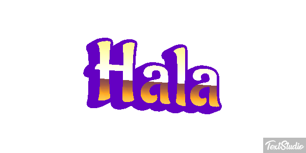 Hala Efecto de texto